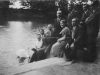 Nauczyciele z Miastkowa w parku w Siedlacach 1935r. Na zdjęciu Jan Witak. Ze zbiorów p. Rękawek
