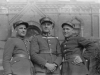 Trzej mężczyźni w mundurach Ze zbiorów Stefana Siudalskiego