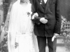 9. Zdjęcie ślubne Filipiny Koronkównej z Franciszkiem Boguszem. Rok 1929. Zdjęcie udostępnił M. Tomaszek