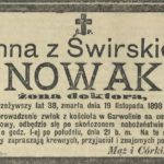 Anna ze Świrskich Nowak